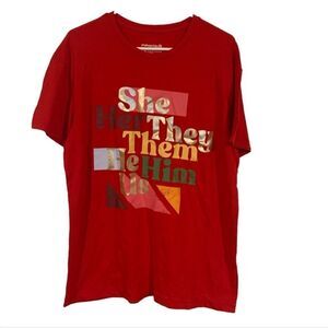 TARGET Small Red Pride Month T Shirt‎